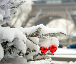 Снег и... Париж